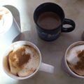 El cooksnap de Maira cuando hizo Chocolate caliente para sacar el frío.