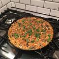 El cooksnap de Juan Pablo Luchetti cuando hizo Paella vegetariana de celebración 🥂.