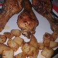 El cooksnap de Carlos Torres cuando hizo Muslitos de pollo asados.