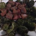 El cooksnap de Maribel cuando hizo Pimientos de Padrón.