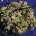 El cooksnap de Iara Rios Rodriguez cuando hizo Quinoa con zapallitos.