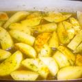 El cooksnap de Chefi Martinez cuando hizo Patatas asadas al limón griegas.