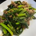 咩咩戴 的 沙茶小松菜牛肉 cooksnap