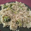 El cooksnap de Agata cuando hizo Risotto de brócoli y setas.