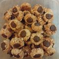 Cooksnap dari ummuHafidz untuk resep Choco Peanut Thumbprint Cookies (Step by Step)