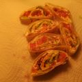 Paul's cooksnap of when they made B.L.T Pinwheels.