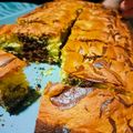 El cooksnap de Sarai Galaz cuando hizo Queque marmolado.