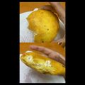 El cooksnap de Alejandra Zp cuando hizo Arepa de huevo con carne molida.