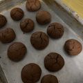 El cooksnap de Lucía Llanes cuando hizo Galletitas tipo polvorones de chocolate.