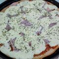 El cooksnap de Valentina cuando hizo Pizza con masa de harina de garbanzos, saludable y espectacular.