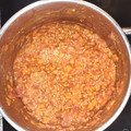 El cooksnap de Aida Martinez Formoso cuando hizo Auténtica salsa boloñesa.