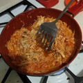 El cooksnap de Miguel Natera cuando hizo Tinga de pollo.