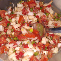 El cooksnap de alientrena01 cuando hizo Salsa Criolla Argentina Receta Tradicionales de  Argentina  🇦🇷.
