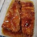 El cooksnap de Alfonso Cañero cuando hizo Costelles de porc amb salsa barbacoa i mel.