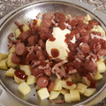 El cooksnap de Rose cuando hizo Salchipapas.