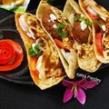 Satya Pandey का कुकस्नैप जब उन्होंने फलाफल पिटा (Falafel Pita ki recipe in hindi) बनाया था।