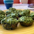 El cooksnap de Teresa cuando hizo Muffins de espinaca y queso.