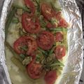 El cooksnap de Pedro Pablo Lazarte cuando hizo Pescado Blanco con vegetales al horno.
