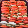 Danny Dawson's cooksnap of when they made Easy but fancy looking Ratatouille 🐀 🍆 🍅.