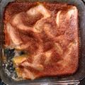 Gigi 's cooksnap of when they made Peach Cobbler.