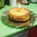 El cooksnap de Luisa Må cuando hizo Tarta de queso tradicional.