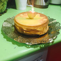 El cooksnap de Luisa Må cuando hizo Tarta de queso tradicional.