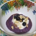 Cooksnap dari mira aminah mutiara untuk resep Pancake Oat Ubi Ungu Wijen Chia Seed (Gluten Free)