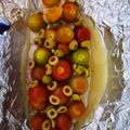 El cooksnap de Adri Irías cuando hizo Pescado empapelado estilo griego.