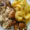 El cooksnap de Yerly Balbuena cuando hizo Pollo al horno con papa.