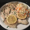 El cooksnap de Melisa Gomez cuando hizo Merluza a la plancha con arroz blanco especiado.
