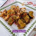 Cooksnap Mahadiah semasa beliau membuat Terung Goreng Pedas.