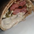 El cooksnap de Marta Marqués cuando hizo Hamburguesa kebab.