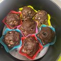 Császi Gabriella Cooksnap-ja, amikor elkészítette a(z) Málnáscsokis muffin air fryerben receptet.
