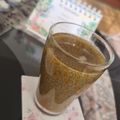 کوک اسنپ Zahra Ahmadi بعد از امتحان کردن شربت خاکشیر.