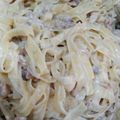 El cooksnap de silvia cuando hizo Macarrones con salsa de gorgonzola y nueces.