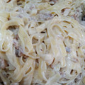 El cooksnap de silvia cuando hizo Macarrones con salsa de gorgonzola y nueces.