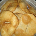 El cooksnap de Gianella Latina cuando hizo Tortas fritas sin grasa.