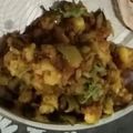 Tanya Gupta का कुकस्नैप जब उन्होंने आलू गोभी की सब्जी (aloo gobi ke sabzi recipe in Hindi) बनाया था।