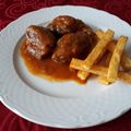 El cooksnap de José Antonio Pena Navarro cuando hizo Carrilleras de cerdo en salsa PX y patatas paja.