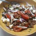 Cooksnap από nitsa στη συνταγή Φακές σαλάτα με ντομάτα, κρεμμύδι, φέτα και άνηθο