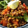 Gital Haria's cooksnap of when they made सुकी मुगाची उसळ आणि भात (sukhi mungachi usal ani bhaat recipe in marathi).