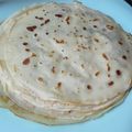 El cooksnap de Joshe Giménez cuando hizo Masa para panqueques. Para dulce o salado.