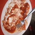 El cooksnap de Alejandra Elizabeth Flota cuando hizo Entomatadas ó enjitomatadas con queso mozzarella.
