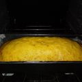 El cooksnap de Krisanjelo cuando hizo Torta de zanahoria c/top de chocolate LuisFy.