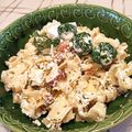 Magyarné Nyírő Kati Cooksnap-ja, amikor elkészítette a(z) Kapros túrós csusza, füstölt pörccel receptet.