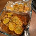 Cooksnap dari ria arinda untuk resep Salmon panggang dengan madu, butter dan bawang putih