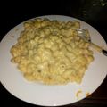 El cooksnap de Rosario cuando hizo Mac & cheese caseros.