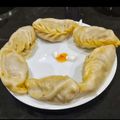 Juhi Prakash Sewani 's cooksnap of when they made Momos With Paneer Veg Stuffing.