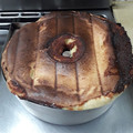 El cooksnap de Sonia Guerra cuando hizo Budín de pan fácil.