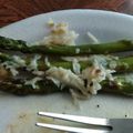 petunia24's cooksnap of when they made Roasted Asparagus with Mozzarella cheese: Keto approves.